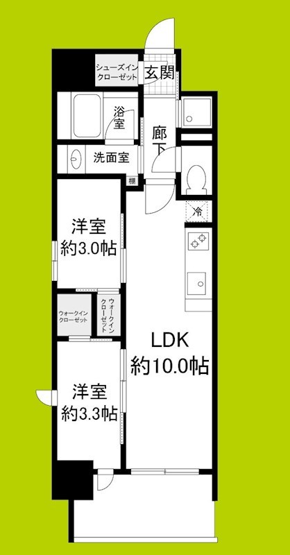 リビオメゾン新大阪 間取り図