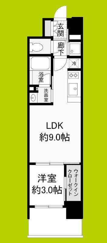 リビオメゾン新大阪 間取り図