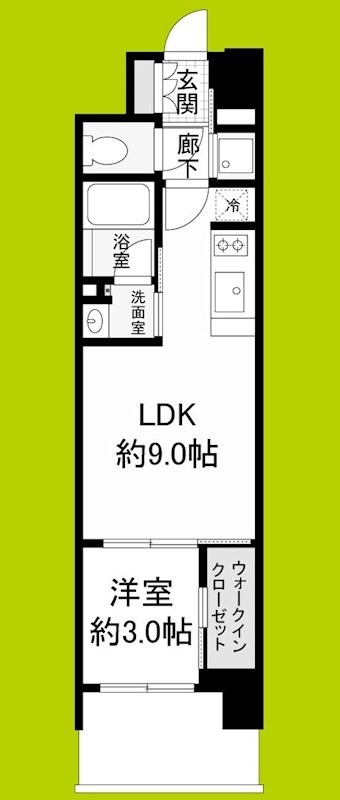 リビオメゾン新大阪 間取り図