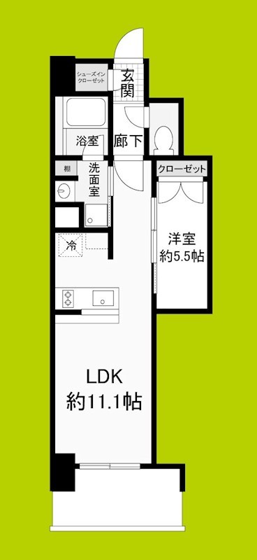 リビオメゾン新大阪 間取り図