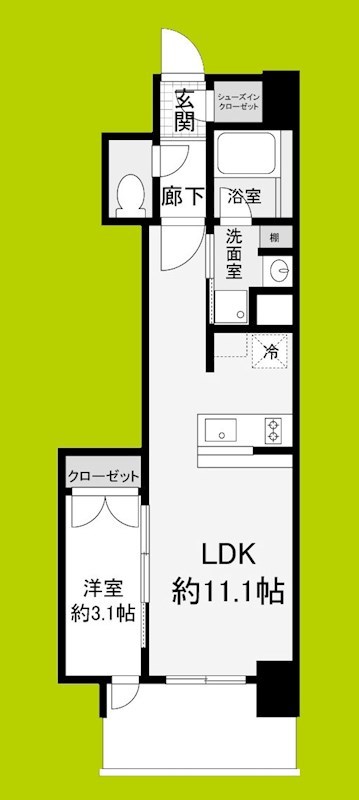 リビオメゾン新大阪 間取り図