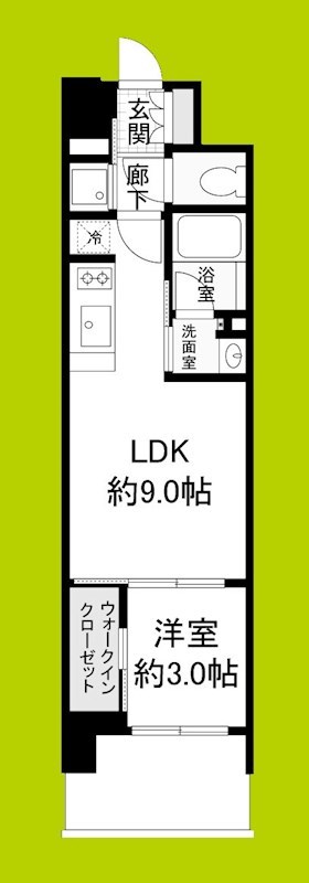 リビオメゾン新大阪 間取り図
