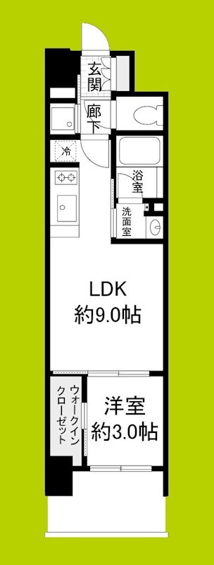 リビオメゾン新大阪 間取り図