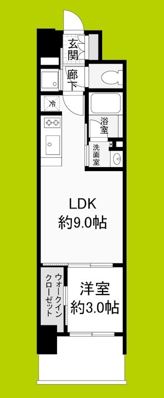 リビオメゾン新大阪 間取り図