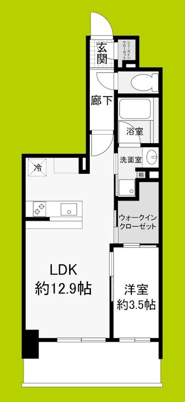 リビオメゾン新大阪 間取り図