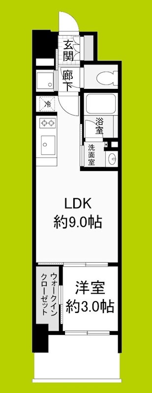 リビオメゾン新大阪 間取り図