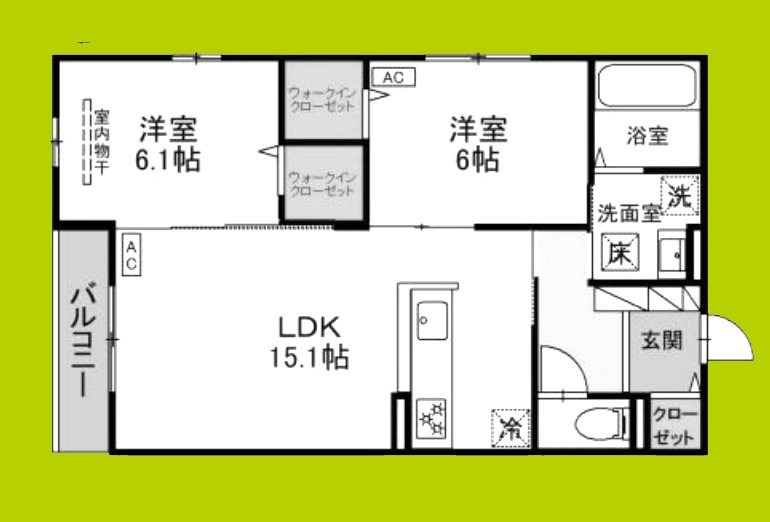 East Hills 間取り
