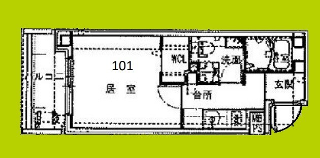 Ritz SQUARE 蘭狭館Ⅱ 間取り