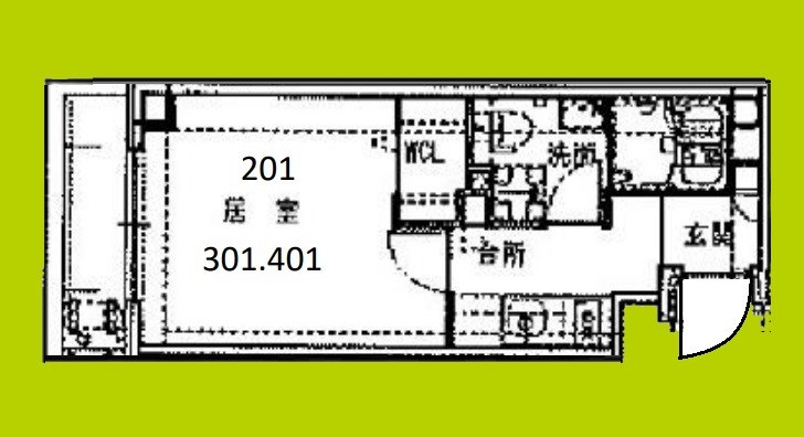 Ritz SQUARE 蘭狭館Ⅱ 間取り