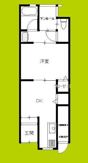 レトロハウス大東町 間取り