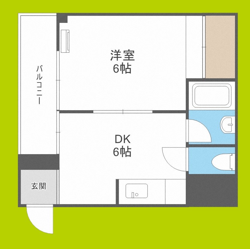 青風ハイツ 間取り