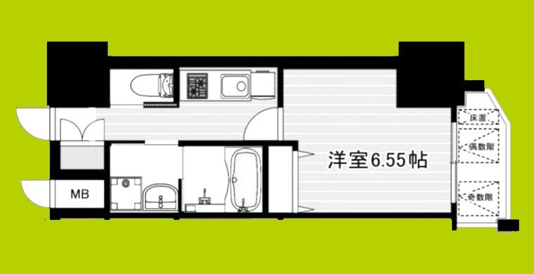 クローバー・グランツ弁天町 間取り