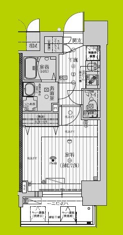 ファーストフィオーレ九条Ⅲ 間取り