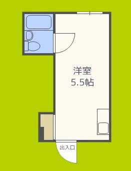 堀江グリーンハイツ 間取り