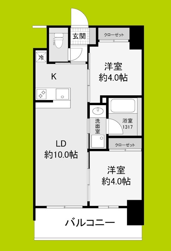 セレニテフラン新大阪 間取り図