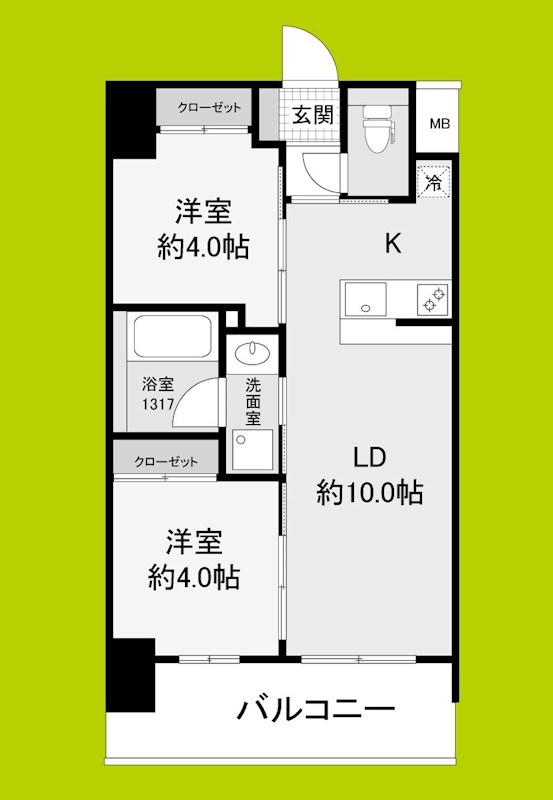 セレニテフラン新大阪 間取り図