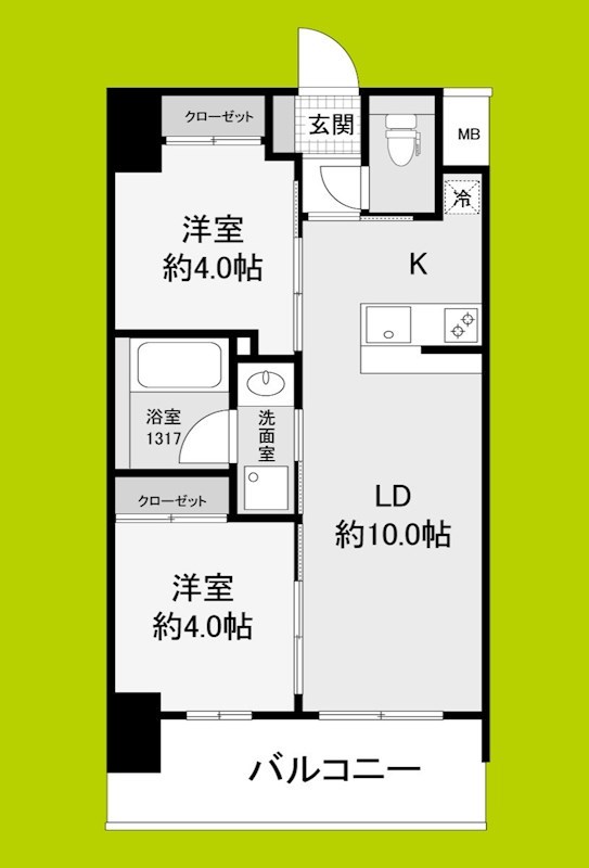 セレニテフラン新大阪 間取り図