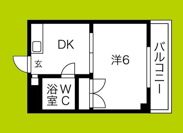 城北・船江マンション 間取り