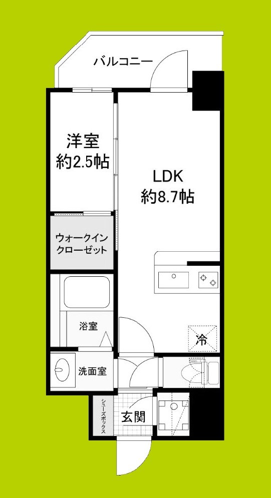 セレニテ新大阪グランデ　ミリュー 間取り図