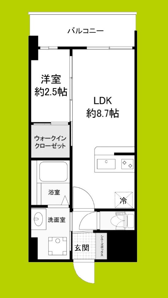 セレニテ新大阪グランデ　ミリュー 間取り図