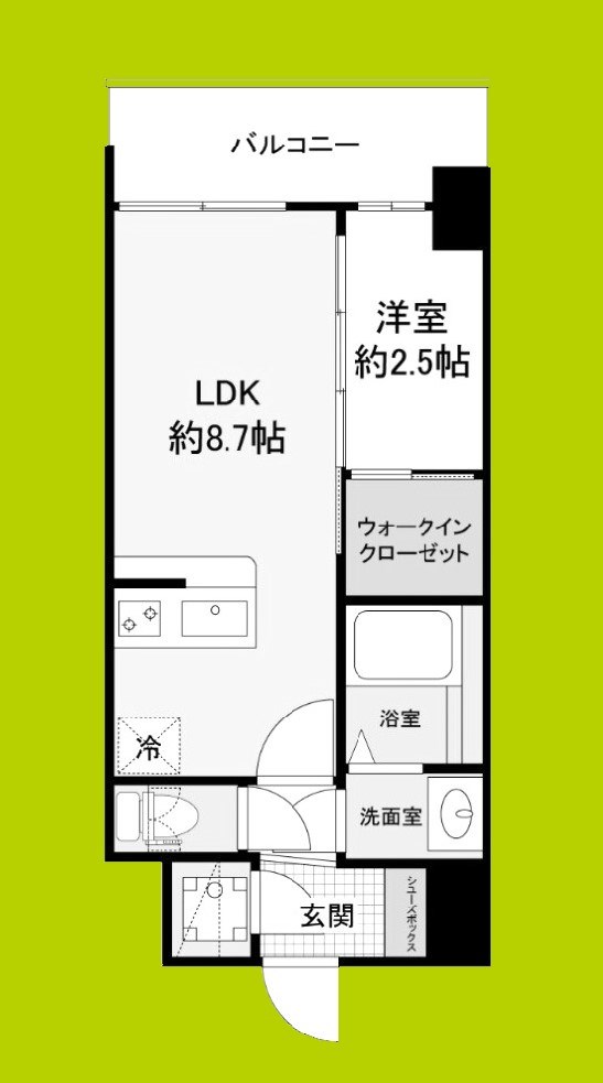 セレニテ新大阪グランデ　ミリュー 間取り図
