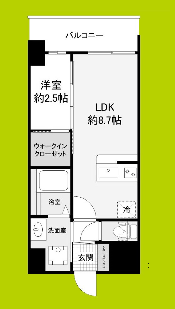 セレニテ新大阪グランデ　ミリュー 間取り図