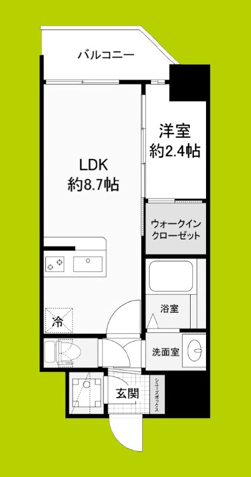 セレニテ新大阪グランデ　ミリュー 間取り図