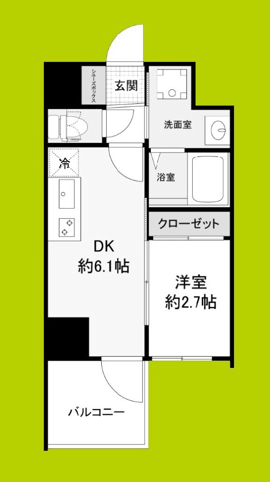 セレニテ新大阪グランデ　ミリュー 間取り図