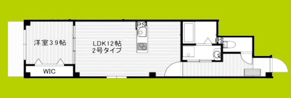 レジデンスコート北田辺 間取り