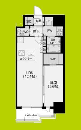 スプランディッド新大阪VI 間取り