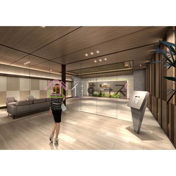 スプランディッド新大阪VI 玄関