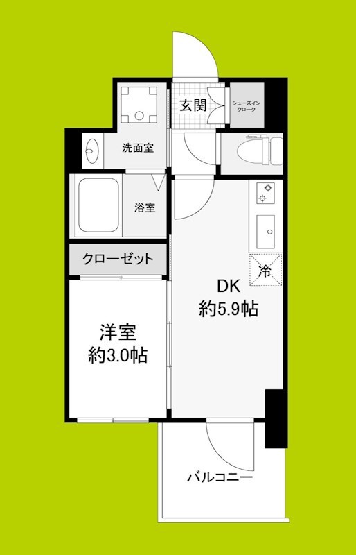セレニテ新大阪グランデ　シュッド 間取り図