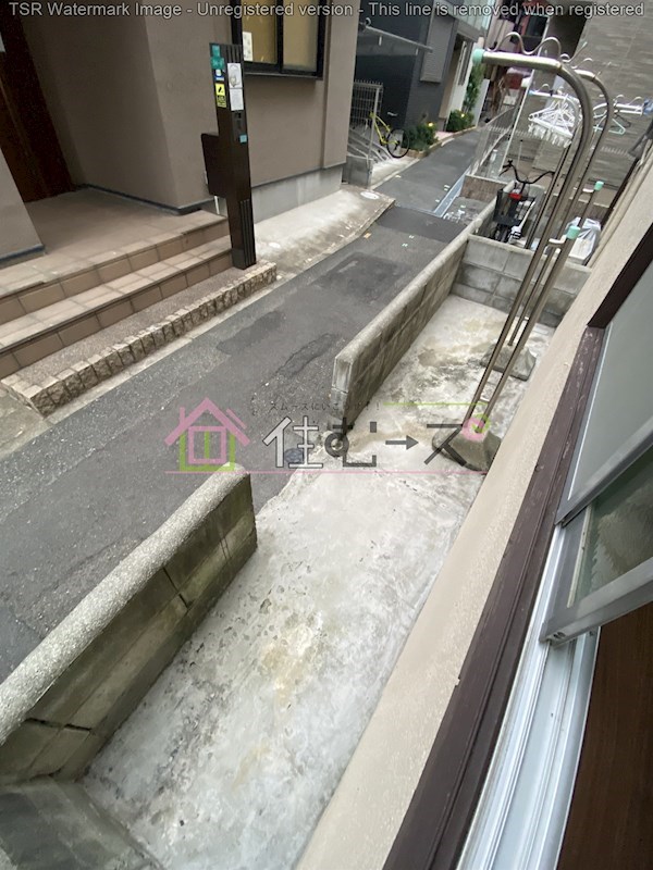 三津屋北１丁目 貸家 ベランダ