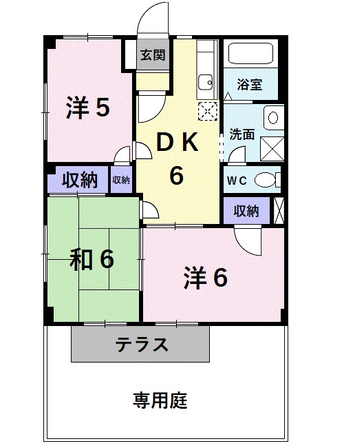 アメニティコーポＢ棟 間取り