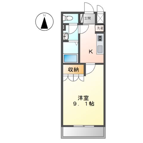ベルメゾンＳＫＹ 間取り