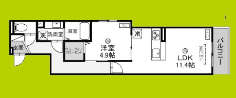 パサログランデ浜寺諏訪森 間取り図