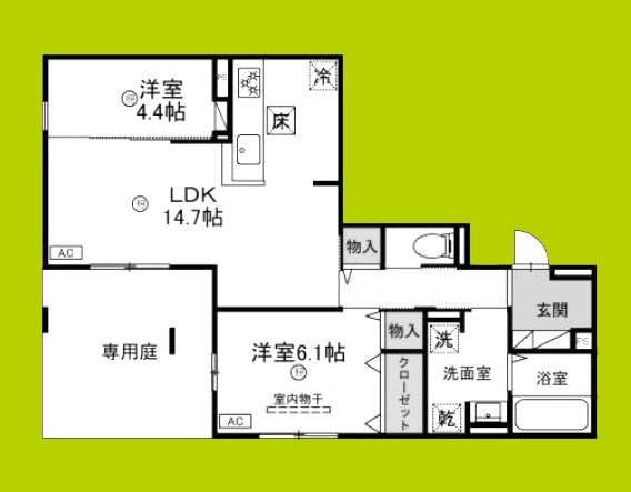 Dーresidence　鳳中町 間取り