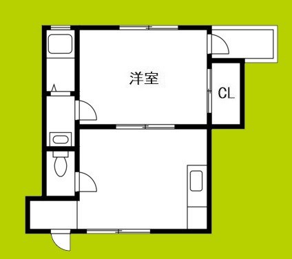 シティハイツ帝塚山 間取り