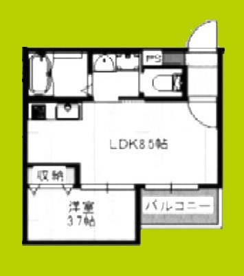 ALEGRIA道明寺Ⅱ 間取り