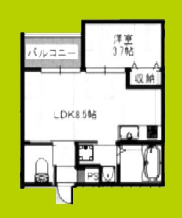 ALEGRIA道明寺Ⅱ 間取り