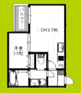 ALEGRIA道明寺Ⅱ 間取り
