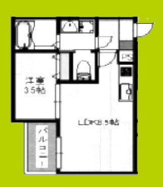 ALEGRIA道明寺Ⅱ 間取り