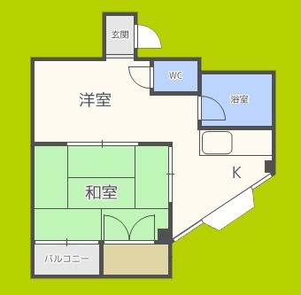 サンプラザ新北野A棟 間取り