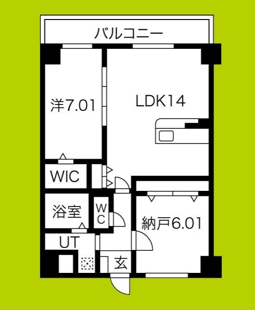 GROOVE上甲子園 間取り