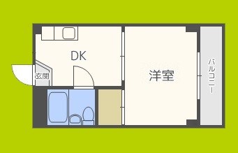 ビスタ新庄ハイツⅢ 間取り
