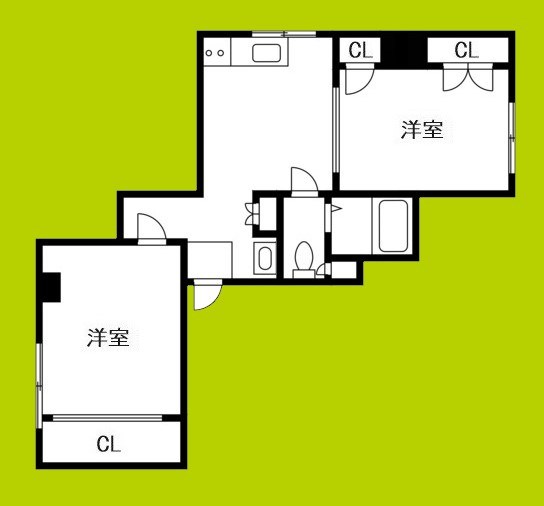 ニコーハイツ住吉 間取り