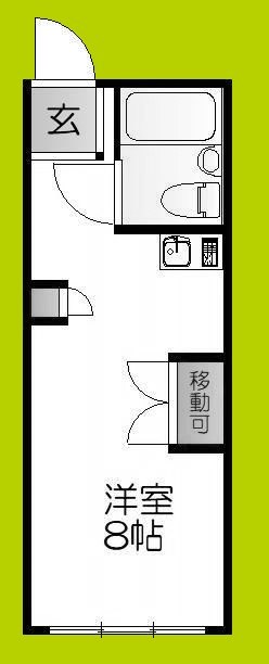 シャンブル北野 間取り