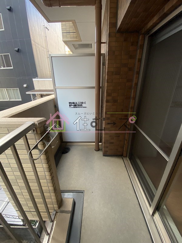 プレサンス難波EASTモダニティ ベランダ