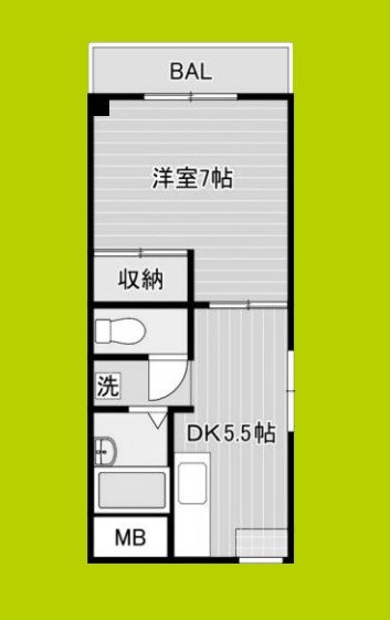 深江橋レインボーマンション 間取り