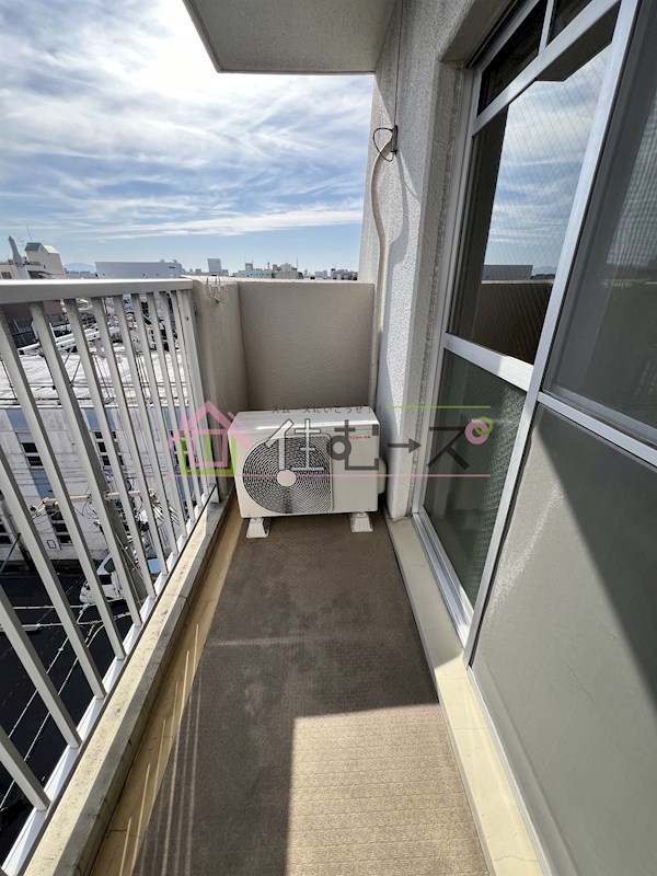 深江橋レインボーマンション ベランダ